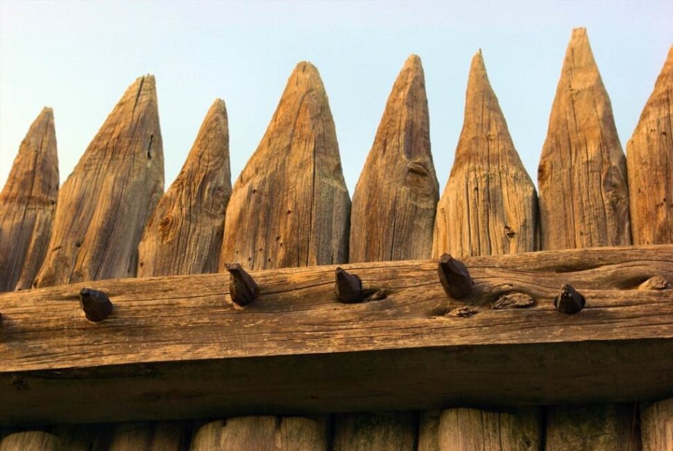 Betonowy płot kolorystyka